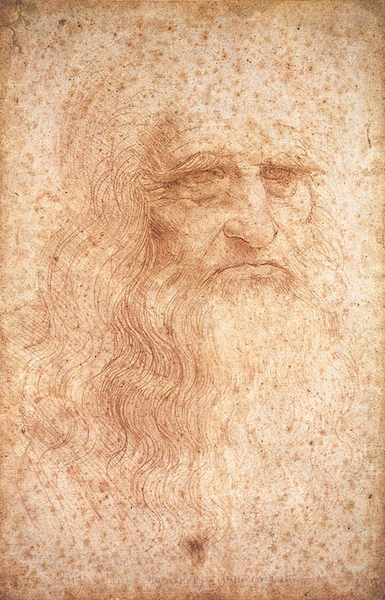 Saison Viva Leonardo da Vinci ! – 500 ans de Renaissance(s) : Autoportrait attribue a Leonardo da Vinci, photo © DR