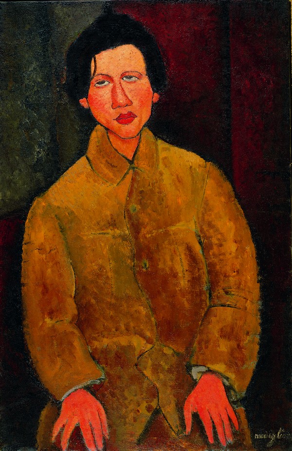 La collection Jonas Netter – Modigliani, Soutine et l’aventure de Montparnasse : Amedeo Modigliani, Portrait de Soutine, 1916-Huile sur toile-100 x 65 cm-Collection privée