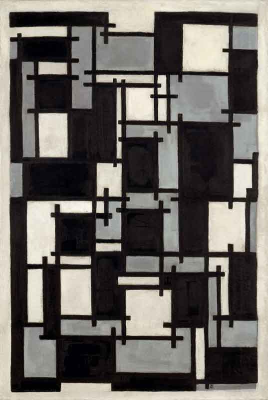 Mondrian/ De Stijl : THEO VAN DOESBURG. Contre composition simultanee, 1929-1930. © Adagp, Paris 2010