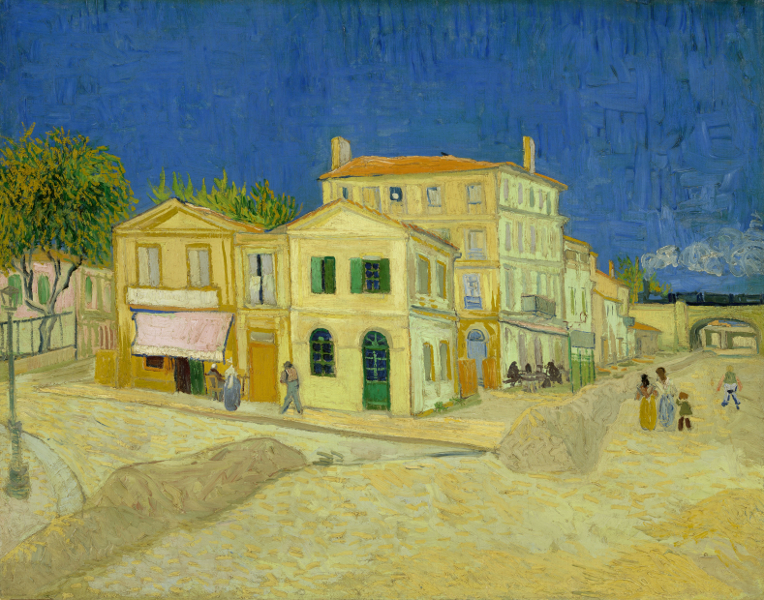 Munch : Van Gogh : Vincent van Gogh. The yellow house (`The street'), 1888. Van Gogh Museum, Amsterdam