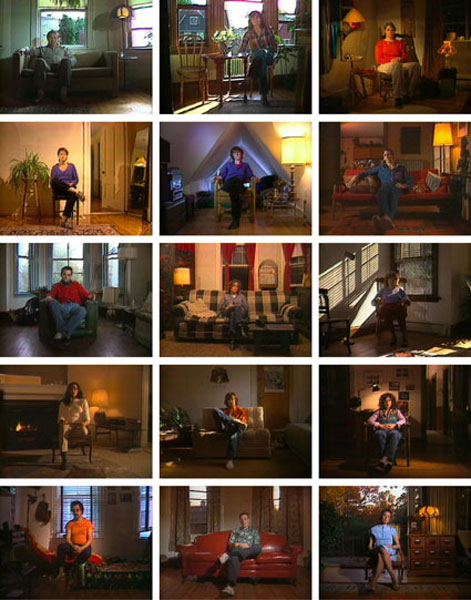 Vidéo Vintage : Bill Viola, Reverse Television - Portraits of Viewers, Compilation Tape, 1983-1984, Coul., son, 15 min. Production WGBH, Boston Coll Mnam/Cci, Centre Pompidou