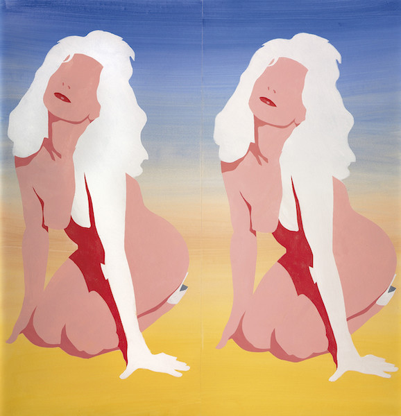 Antony Donaldson :  Study for Summershot, 1964, acrylique sur papier, 114 x 110 cm, Collection privée, Paris