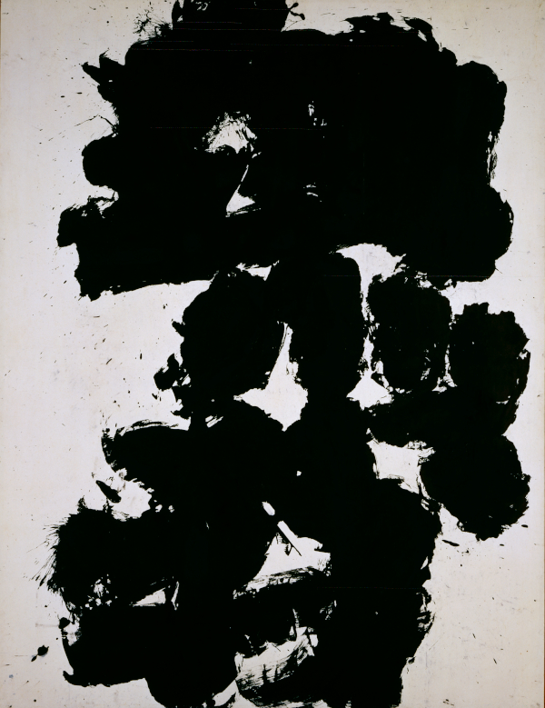 Yu-Ichi Inoue (1916-1985). La calligraphie libérée : Yu-ichi Inoue, Muga A (Non-moi A), 1956, encre sur papier, The National Museum of Modern Art, Kyoto, © UNAC TOKYO.